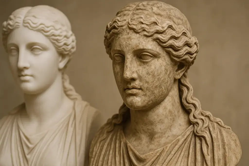 Sculture in marmo antico: come differenziare tra autentico e copia I dettagli di lavorazione che fanno la differenza