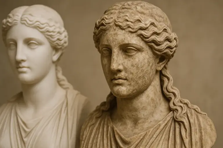 Sculture in marmo antico: come differenziare tra autentico e copia I dettagli di lavorazione che fanno la differenza