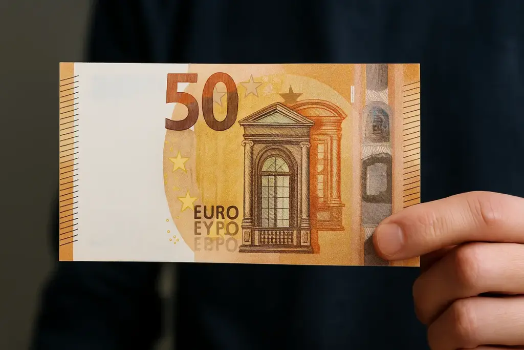Banconota con filigrana mancante: errore raro che può trasformare il valore