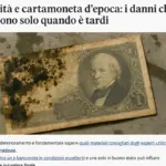 Umidità e cartamoneta d’epoca: i danni che si vedono solo quando è tardi