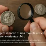 Come leggere il bordo di una moneta antica: il dettaglio che orienta subito