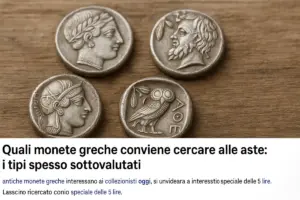 Quali monete greche conviene cercare alle aste: i tipi spesso sottovalutati