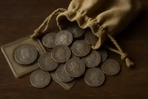 Monete medievali in argento: i materiali di stoccaggio che le rovinano in silenzio