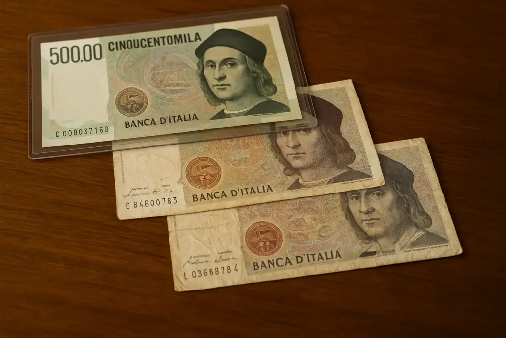 Gradi di conservazione delle 500.000 lire: il fattore che divide i collezionisti