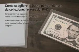Come scegliere le buste per banconote da collezione: l’errore del PVC