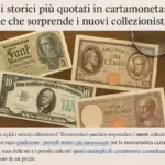 Periodi storici più quotati in cartamoneta: l’ordine che sorprende i nuovi collezionisti