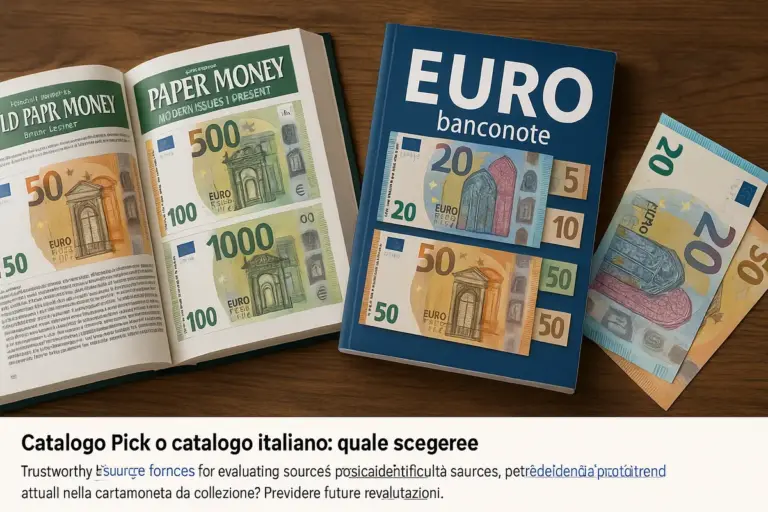 Catalogo Pick o catalogo italiano: quale scegliere per banconote europee