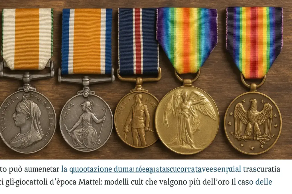 Medaglie commemorative militari: le emissioni che sorprendono nelle aste
