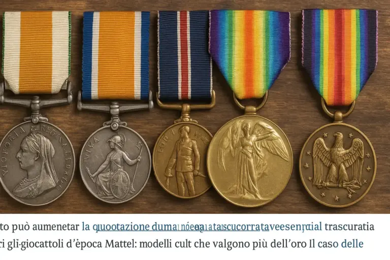 Medaglie commemorative militari: le emissioni che sorprendono nelle aste