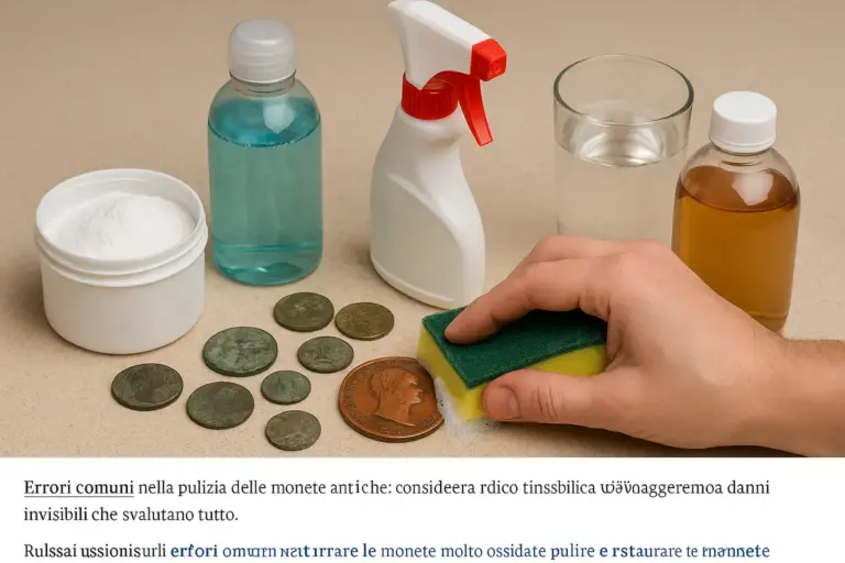 Pulizia fai da te delle monete: i prodotti domestici che causano danni gravi
