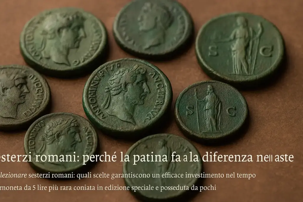 Sesterzi romani in bronzo: perché la patina fa la differenza nelle aste