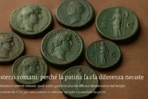 Sesterzi romani in bronzo: perché la patina fa la differenza nelle aste