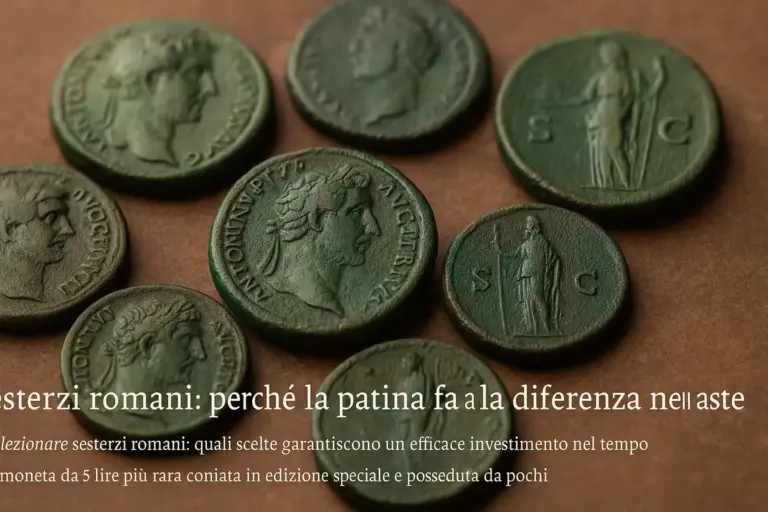 Sesterzi romani in bronzo: perché la patina fa la differenza nelle aste