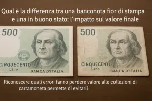 Differenza tra SPL e FDS in cartamoneta: quello che decide il valore d’asta