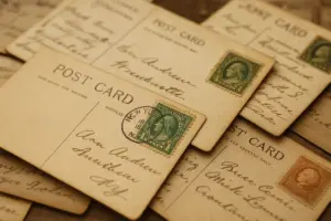Cartoline d’epoca con francobollo applicato: quando il retro vale più del fronte